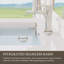 Meuble-lavabo flottant 42 po avec lavabo et lavabo en résine-340996399