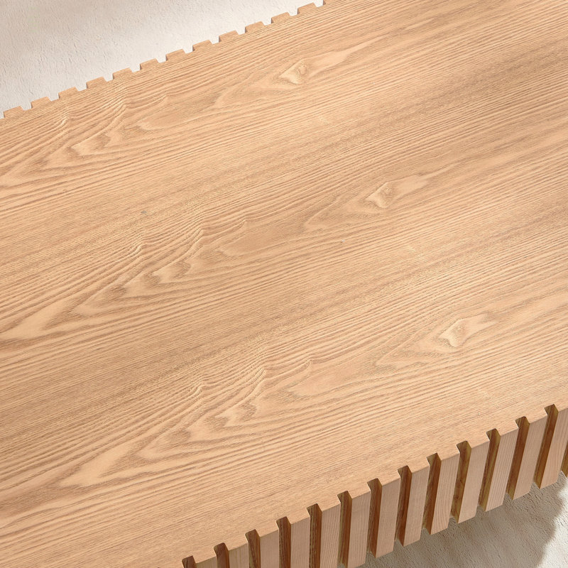 Table basse ovale de 43,70 pouces fabriquée à la main avec table basse ovale pour le salon, petite table basse en bois avec piédestal robuste pour le bureau