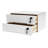 Wooden Rectangular Desktop Storage Box With Lockable Drawers Office Supplies File Organizer Flat File Cabinet