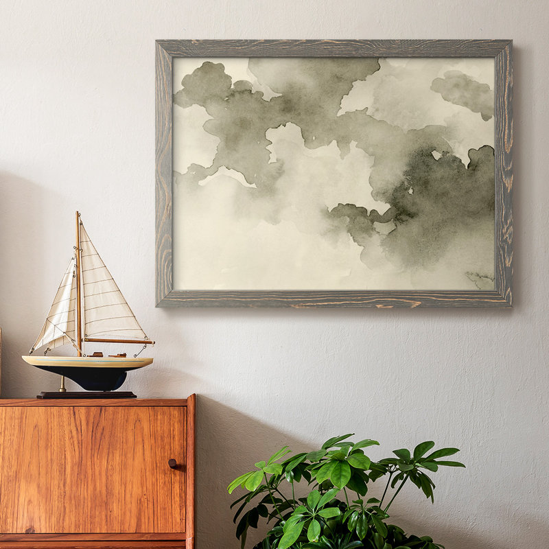 Antique Sky II, reproduction d'art sur toile, Gris, H 28 po x l 42 po x P 1,5 po