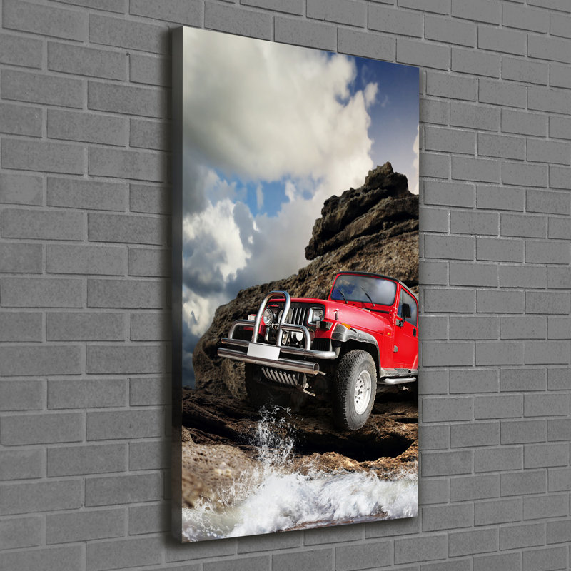 Off-road Car - Wrapped Canvas Print