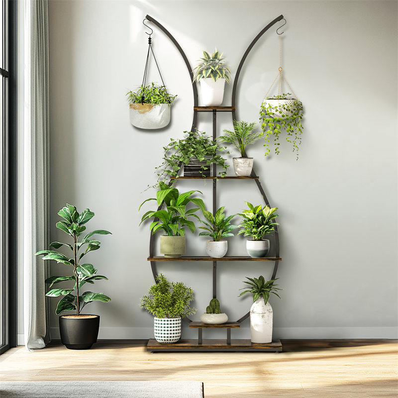 Présentoir à plantes à 5 niveaux