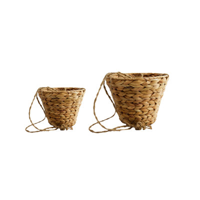 Hanging Water Hyacinth Planter Set of 2