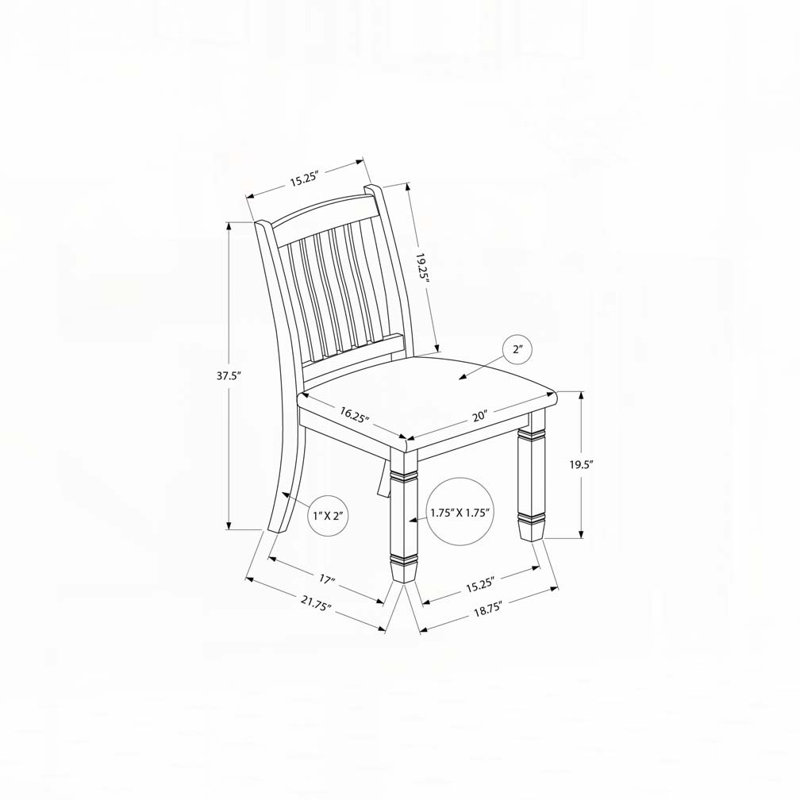 Chaises de salle à manger rembourrées, Blanc, Blanc