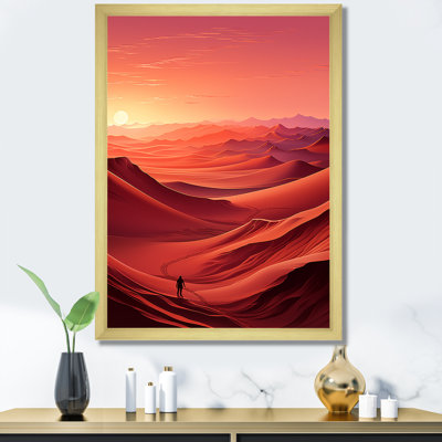 «Red and Yellow Dunes Desert II»