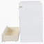 Lit escamotable double avec grands tiroirs, blanc-2096511403