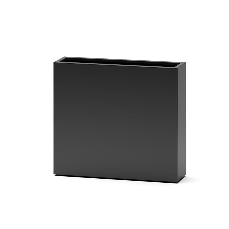 Rosena Handmade Planter Box, 32" H x 24" W x 10" D, Black