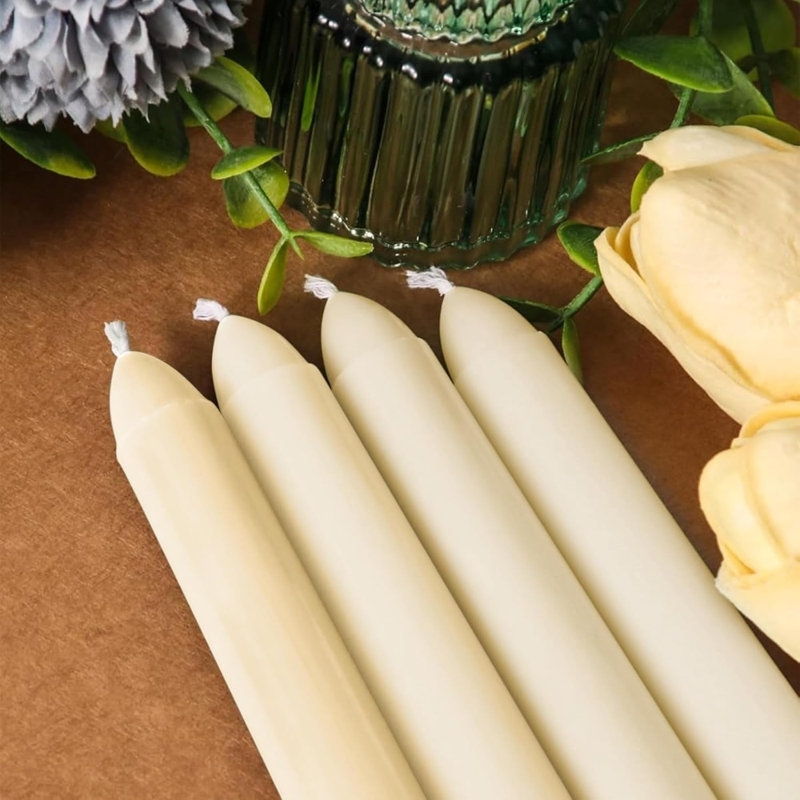 Unscented Taper Candle, Ivory