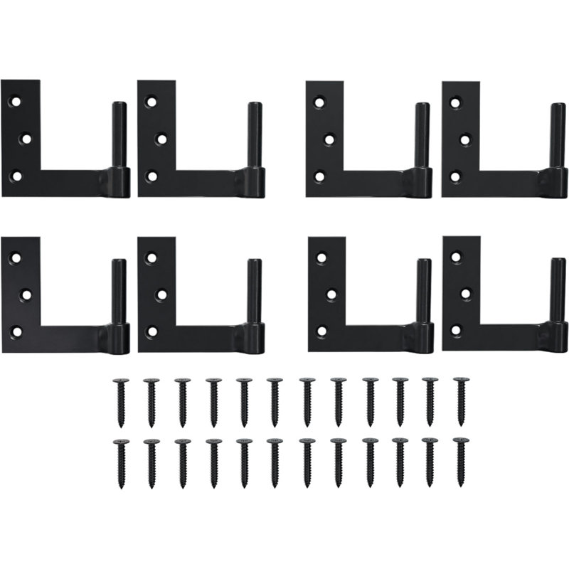 Ensemble de volets décalés SteelTek Jamb Pintel, H 3,25 po x l 3,5 po x P 0,5 po