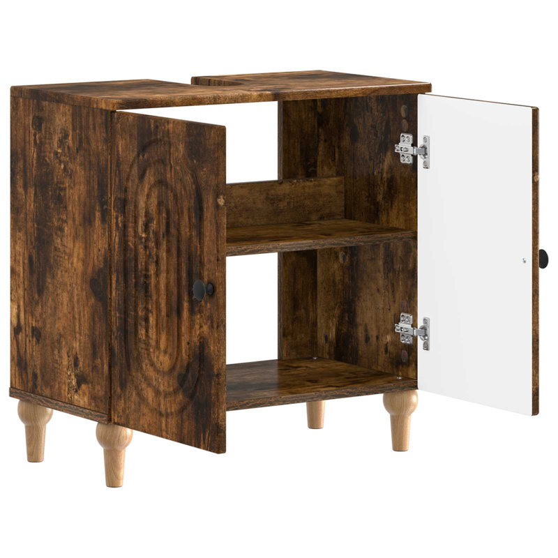 Under Sink Cabinet, Smoked Oak
