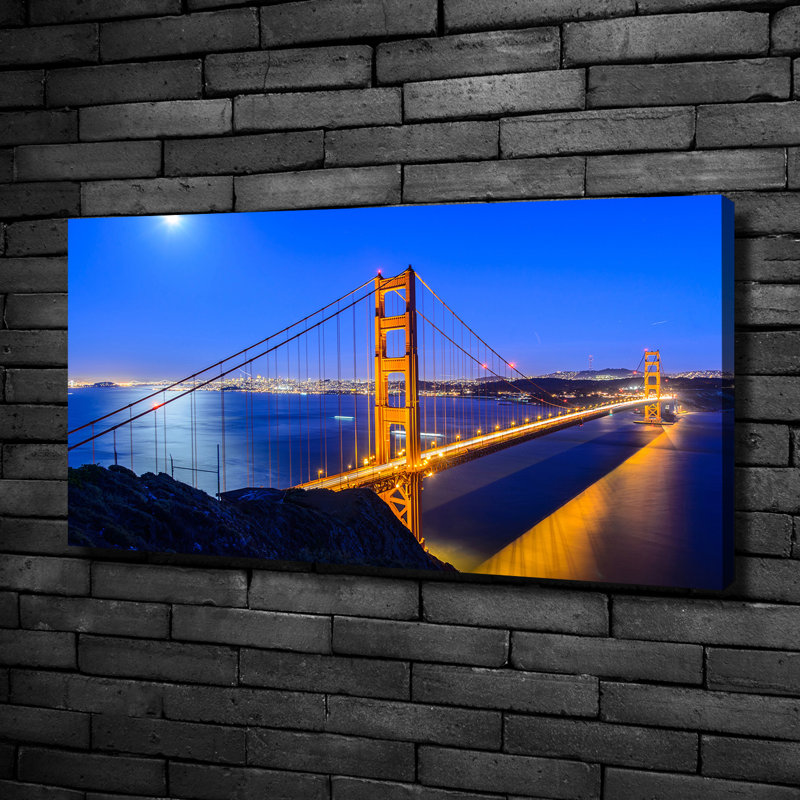 San Francisco Bridge - Wrapped Canvas Print