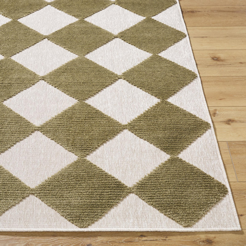 Elli Washable Geometric Indoor Rug, Rectangle 5' x 7'2"