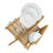 Dezira Adjustable Bamboo Two Tier Dish Rack