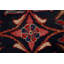 Tapis unique en laine noué à la main style années 1930 de 4 pi 4 po x 8 pi 4 po Lilian