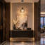 1-Light Smoked Glass Crystal Kitchen Island Pendant