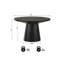 29 po Table basse ronde en bois pour salon moderne avec base à piédestal-771224972