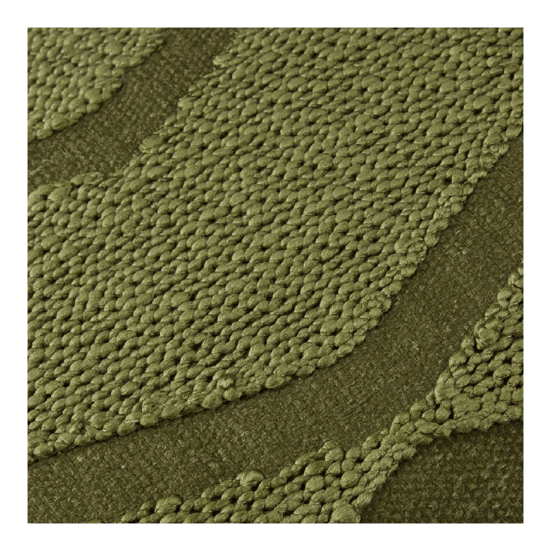 Cotton Green Rectangular Lumbar Cushion