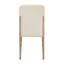 Ensemble de chaises de salle à manger modernes et confortables avec assise et dossier rembourrés en chenille moelleuse 2 pièces