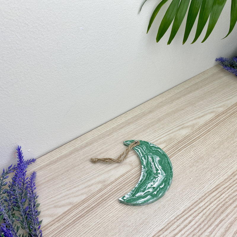 Moon Wall Hanging, Green