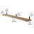 72 Inch Long Floating Shelf For Wall, Wooden Bookshelf, Living Room Organization, Office Decor, Farmhouse, 1pc-1795733905