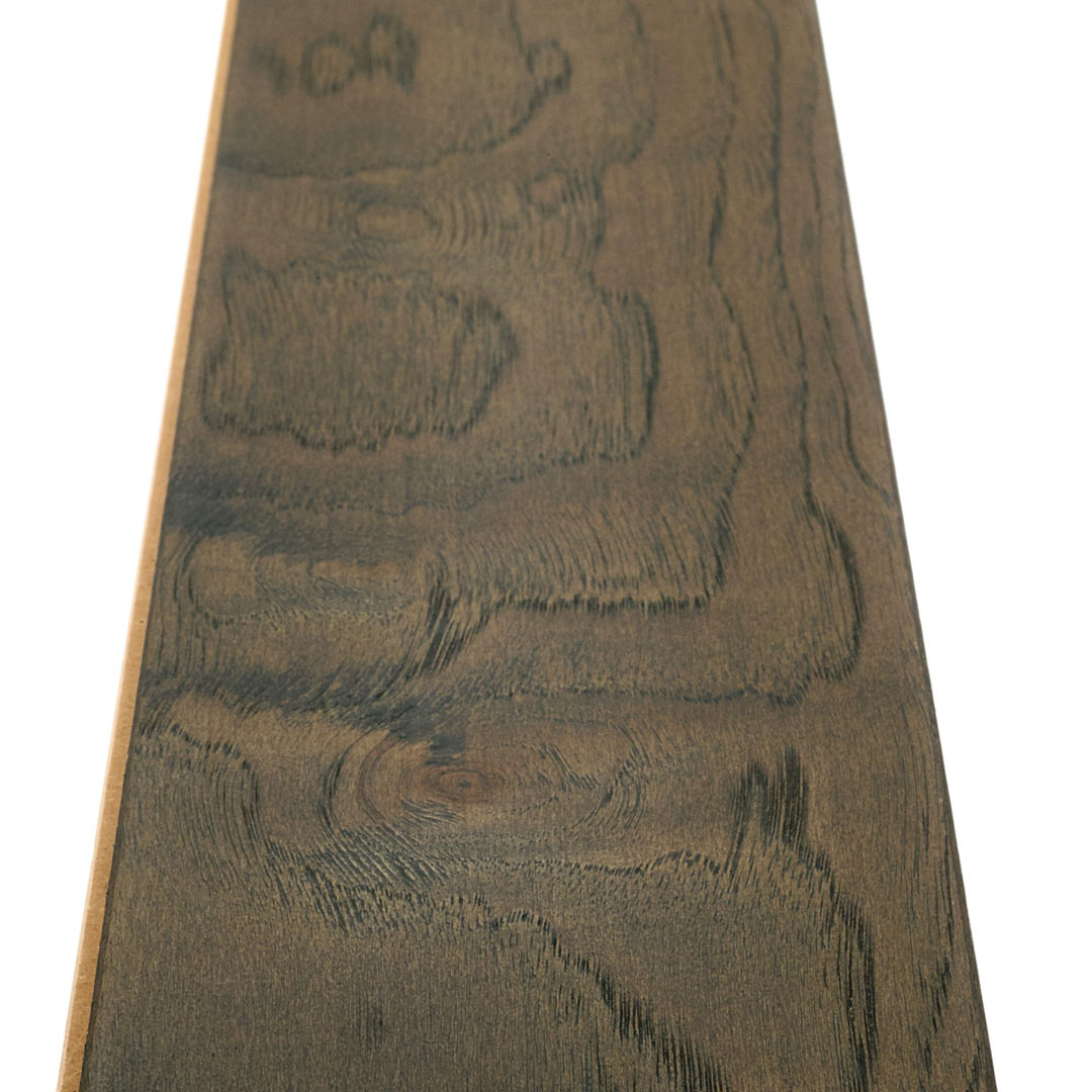 Amsterdam Hickory 1/2-IN T x 5-IN W x Varying Lengths Water-Resistant Engineered Hardwood Flooring Shaw 