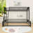Bunk Bed Frame With Ladder And Guardrails-704292300-704292303