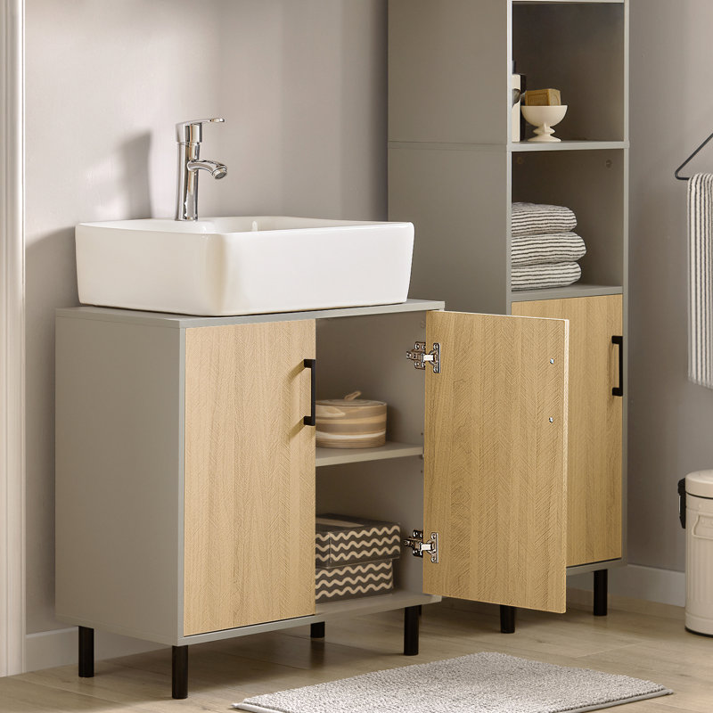 Nickolos 69cm Single Bathroom Vanity Base Only
