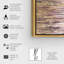 Duo de pluies abstraites II, Glam Gold - peinture-59963677-59963682