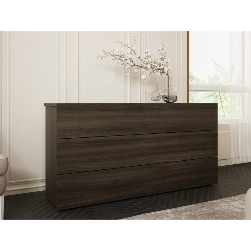 Commode Paugh mat., Noir, noir, noir, noir
