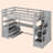 Iemanja Platform Storage Bed-269856192