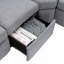 Canapé modulaire inclinable 89 po avec deux ports USB-1912259902
