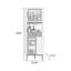 Armoire de coin en bois manufacturé noyer-6230401