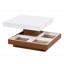 Table basse rotative moderne à 360 ° avec trois plateaux amovibles Modern-99061310