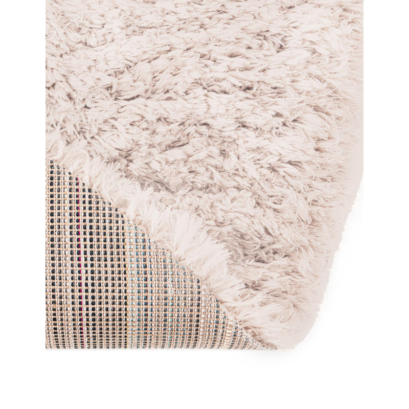 Beige Area Rug, Oval 5'6" x 8'