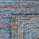 Demar Handmade Flatweave Blue/Natural Area Rug