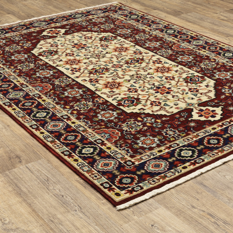 Oaklynn Oriental Indoor Rug, Rectangle 9'10" x 12'10"