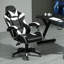 Inbox Zero Adjustable Reclining Ergonomic Faux Leather Swiveling PC & Racing Game Chair-873492487