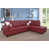 Red Faux Leather