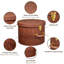Boîte-cadeau Cowboy avec couvercle verrouillable doré-1395224490-1391974106