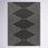 Tapis intérieur / extérieur noir à motif géométrique Abdulazeez Irielle