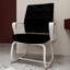 Chaise de bureau moderne minimaliste - structure en métal, douce et confortable, pour la maison et le bureau, disponible en plusieurs couleurs