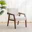 Chaise avec accoudoirs rembourrée Modern