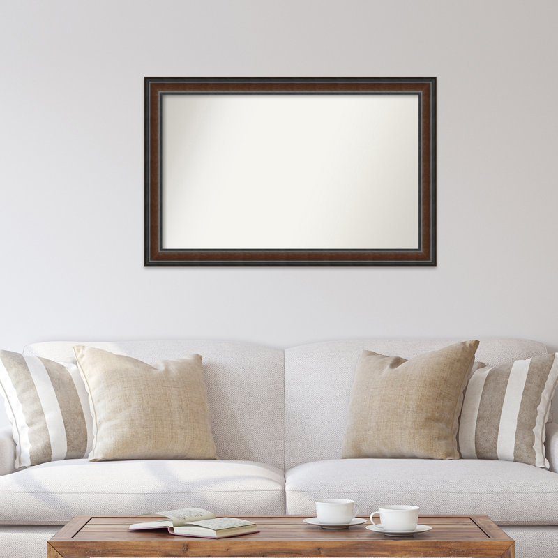 Halcott Solid Wood Rectangle Wall Mirror, 43" H x 28" W