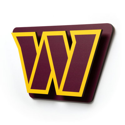 NFL Washington Commanders 3DX Die Cut Wall Art