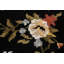 Tapis unique jaune, noir et orange de 4 pi 3 po x 6 pi 1 po