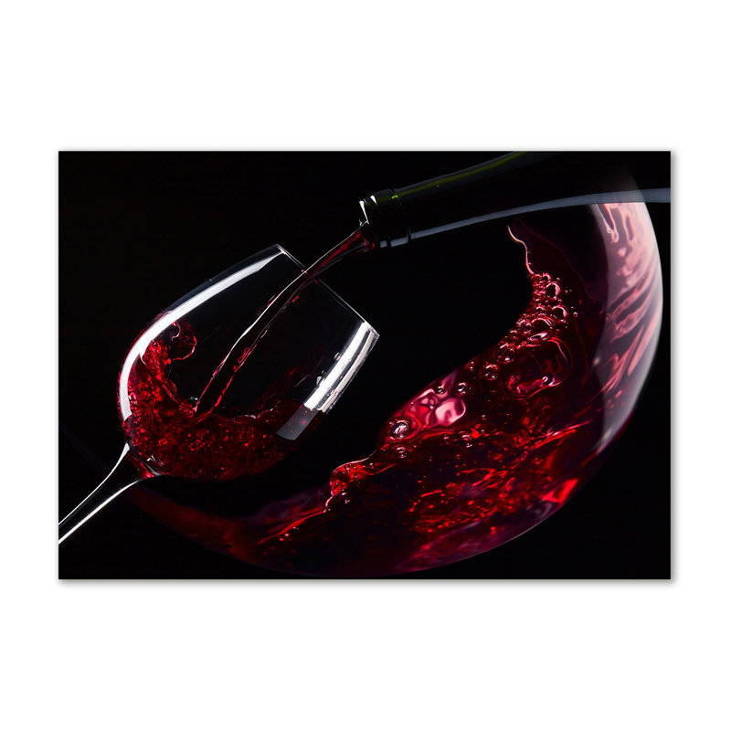 Red Wine 1 Piece Wall Art on Canvas