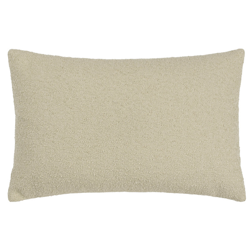 Rectangular Lumbar Cushion, Nougat, Polyester