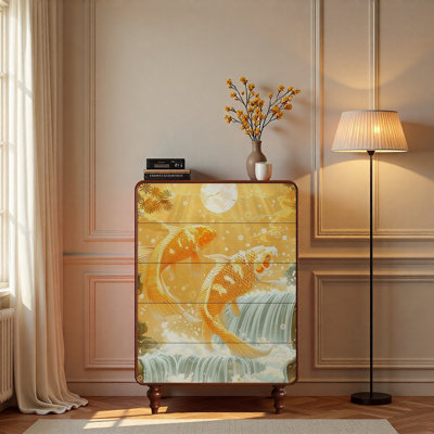 Armoire à tiroirs décorative simple et moderne
