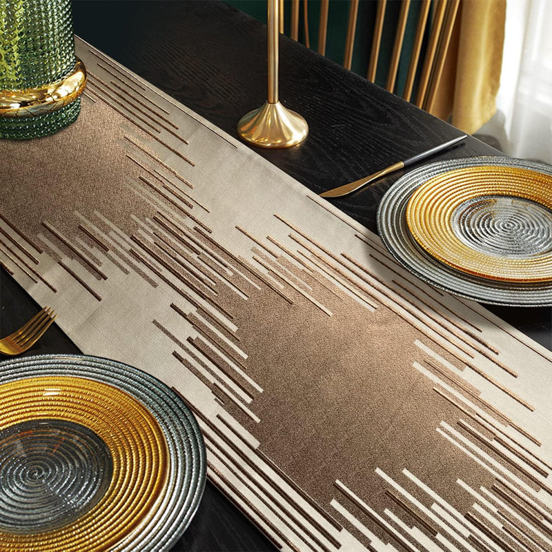Champagne 72-inch Long Table Flag