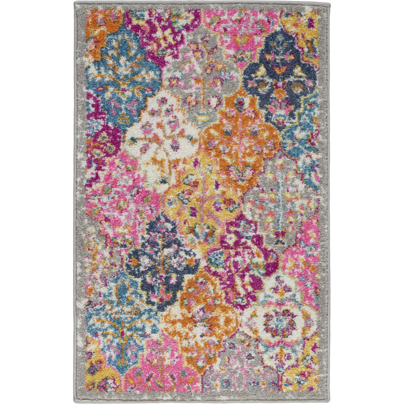 Tapis multicolore, Rectangle 1 pi 10 po x 2 pi 10 po